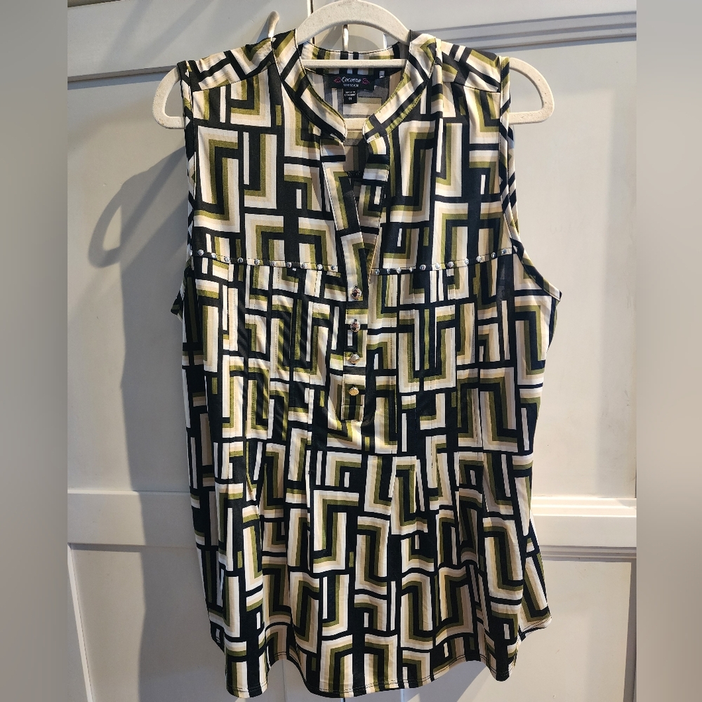 Geometric Patterned Dress